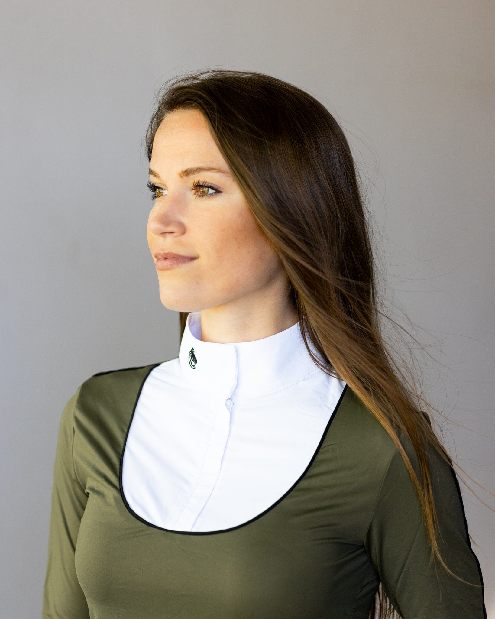 CRINIERE Sienna Show Shirt | Forest Green - CriniereLife - Equiluxe Tack