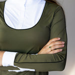 CRINIERE Sienna Show Shirt | Forest Green - CriniereLife - Equiluxe Tack