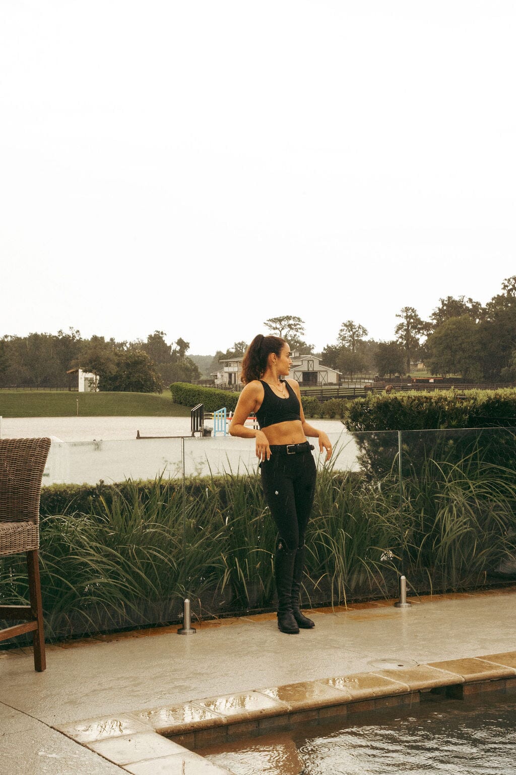 Criniēre Sports Bra | Black - C R I N I Ē R E - Equiluxe Tack