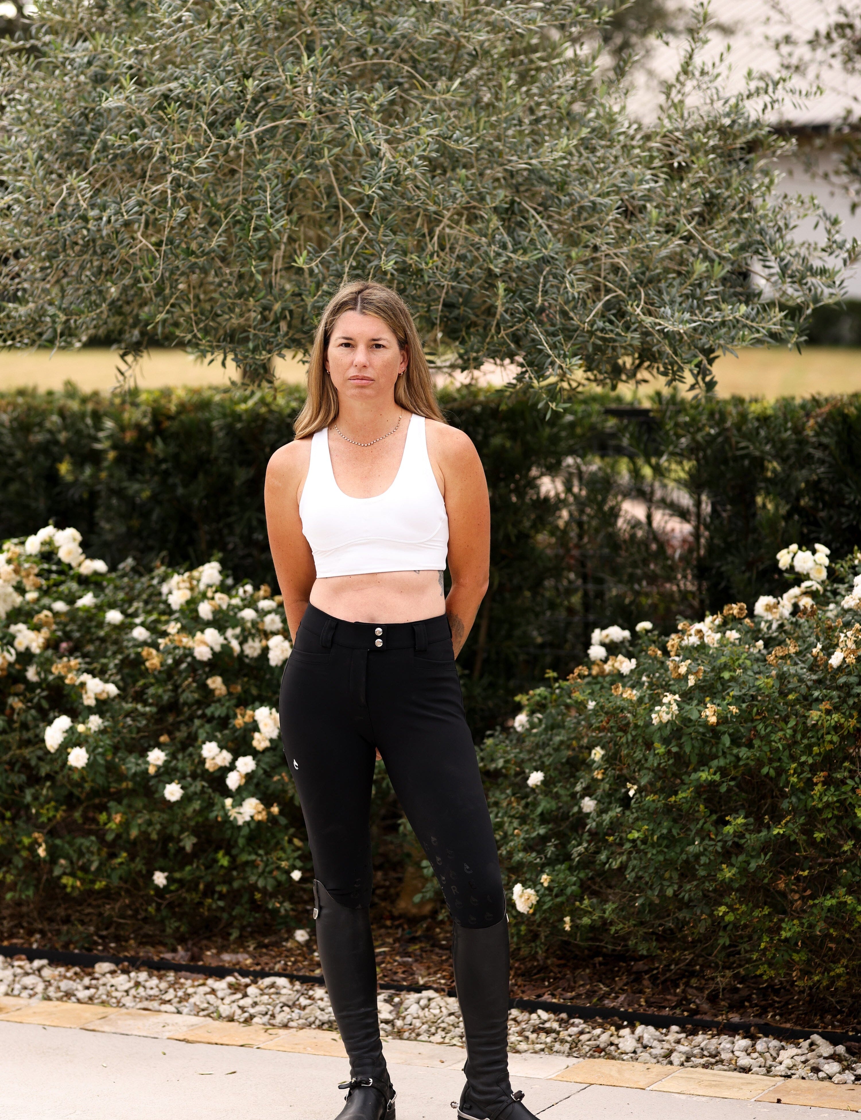 Criniēre Sports Bra | White - C R I N I Ē R E - Equiluxe Tack