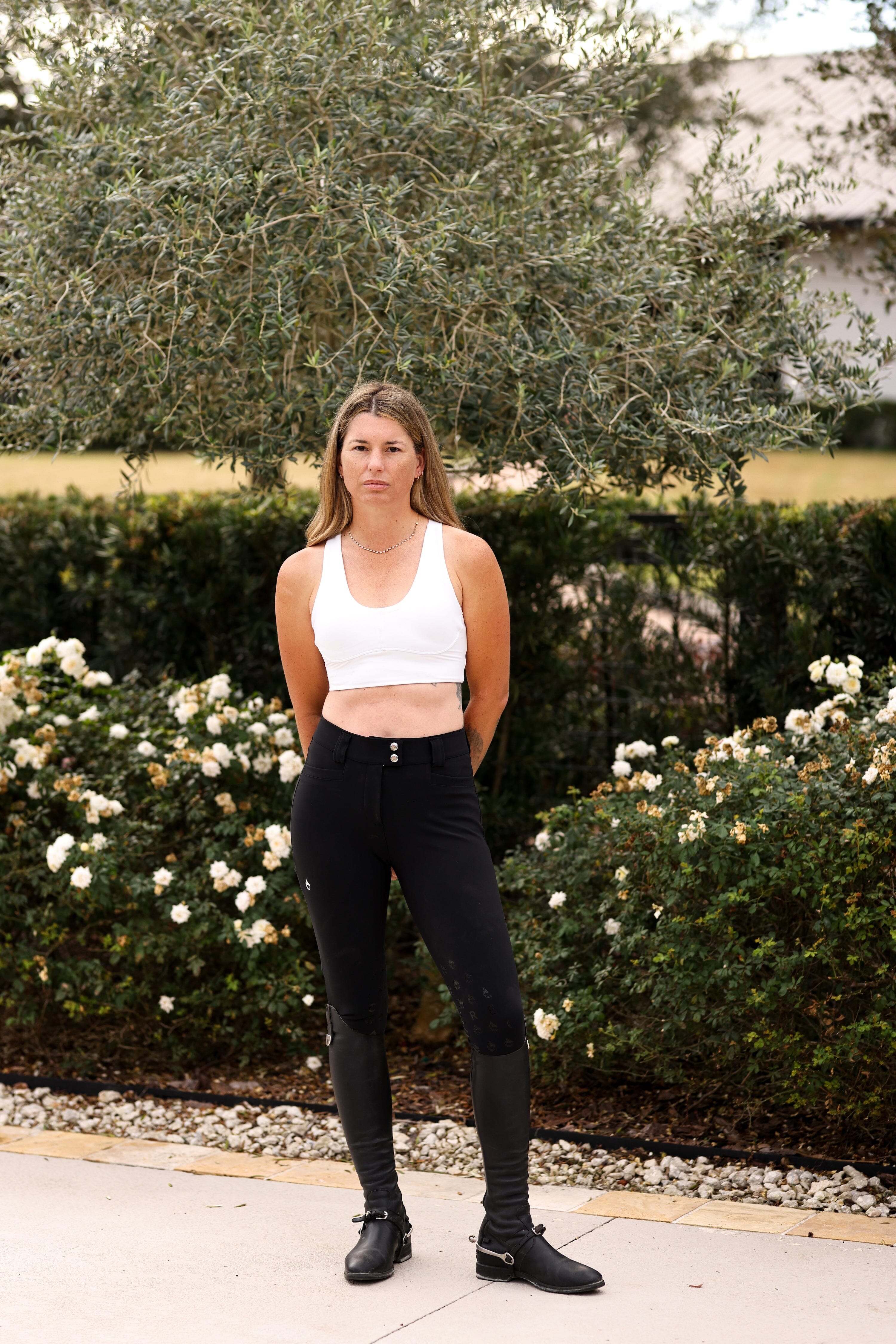 Criniēre Sports Bra | White - C R I N I Ē R E - Equiluxe Tack