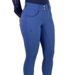 Crystal Evolution Full Seat Breeches - Delft Blue - Halter Ego® - Equiluxe Tack