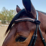 Crystal Patent Browband - Glittering Rose - Halter Ego® - Equiluxe Tack