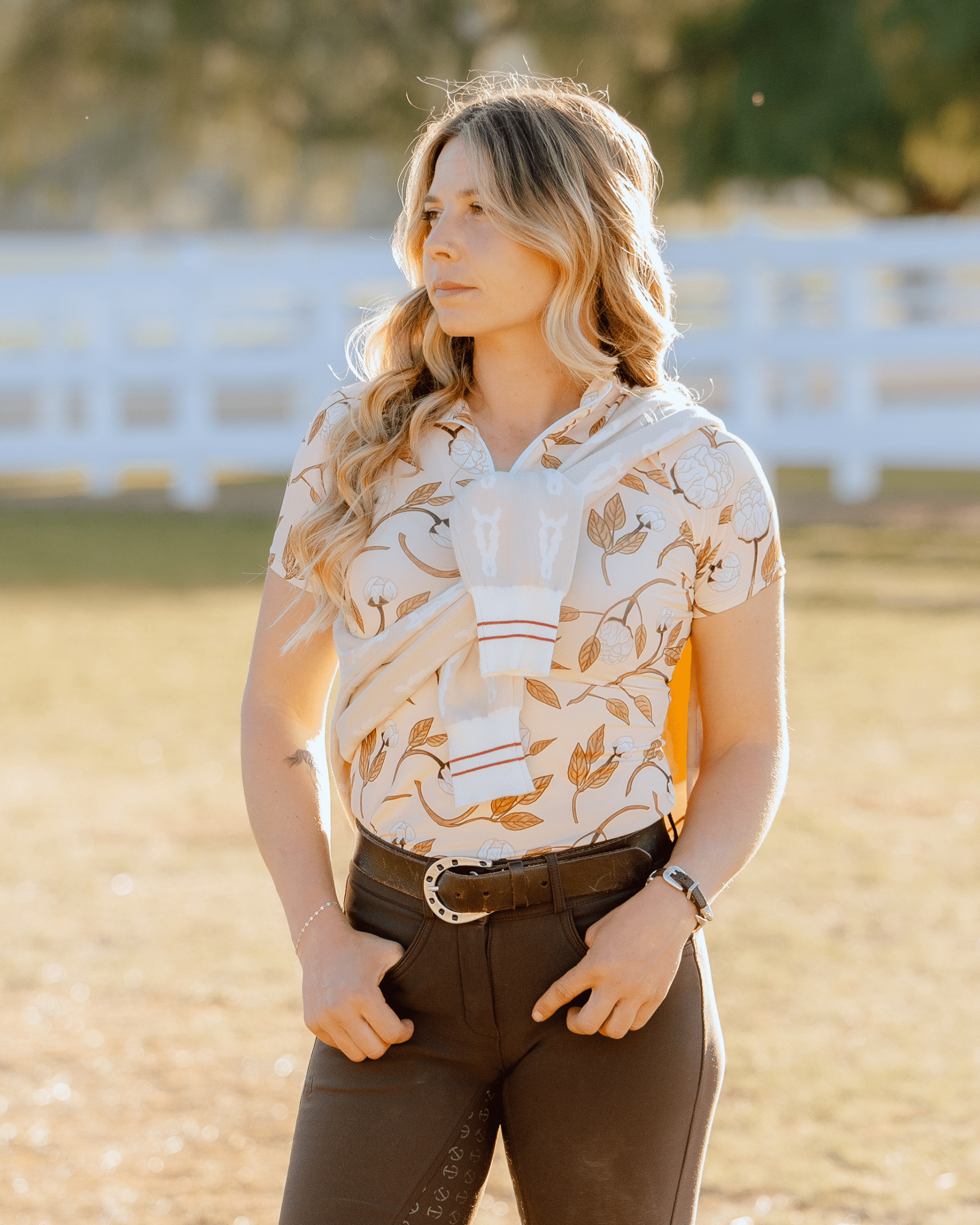 D. D. Connection Collection REVERIE Short Sleeve Signature Sunshirt - Equiluxe Tack