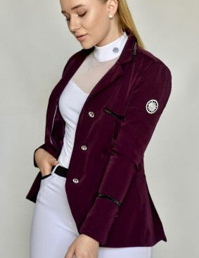 Dalia Design Women's Equestrian Show Shirt "COLETTE" - White - Dalia Design - Equiluxe Tack