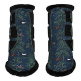 Dapplebay Autumn Toile Brush Boots - Dapplebay - Equiluxe Tack