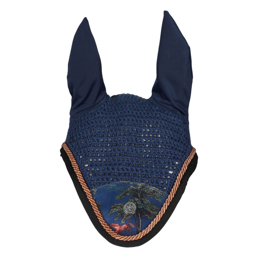Dapplebay Autumn Toile Pony Fly Veil - Dapplebay - Equiluxe Tack