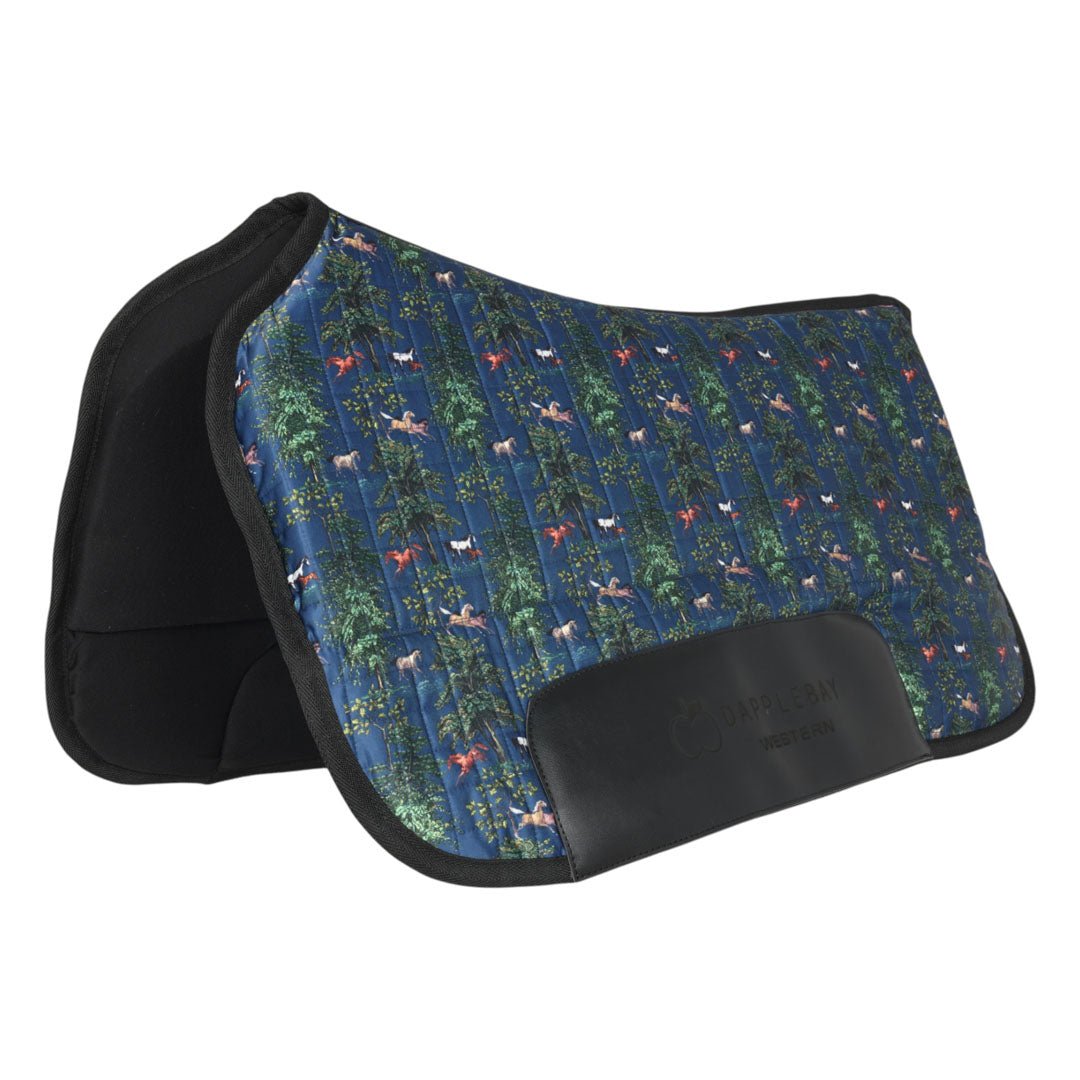 Dapplebay Autumn Toile Western Saddle Pad - Dapplebay - Equiluxe Tack