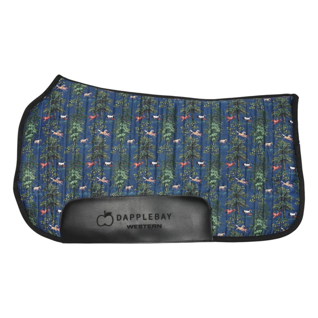 Dapplebay Autumn Toile Western Saddle Pad - Dapplebay - Equiluxe Tack