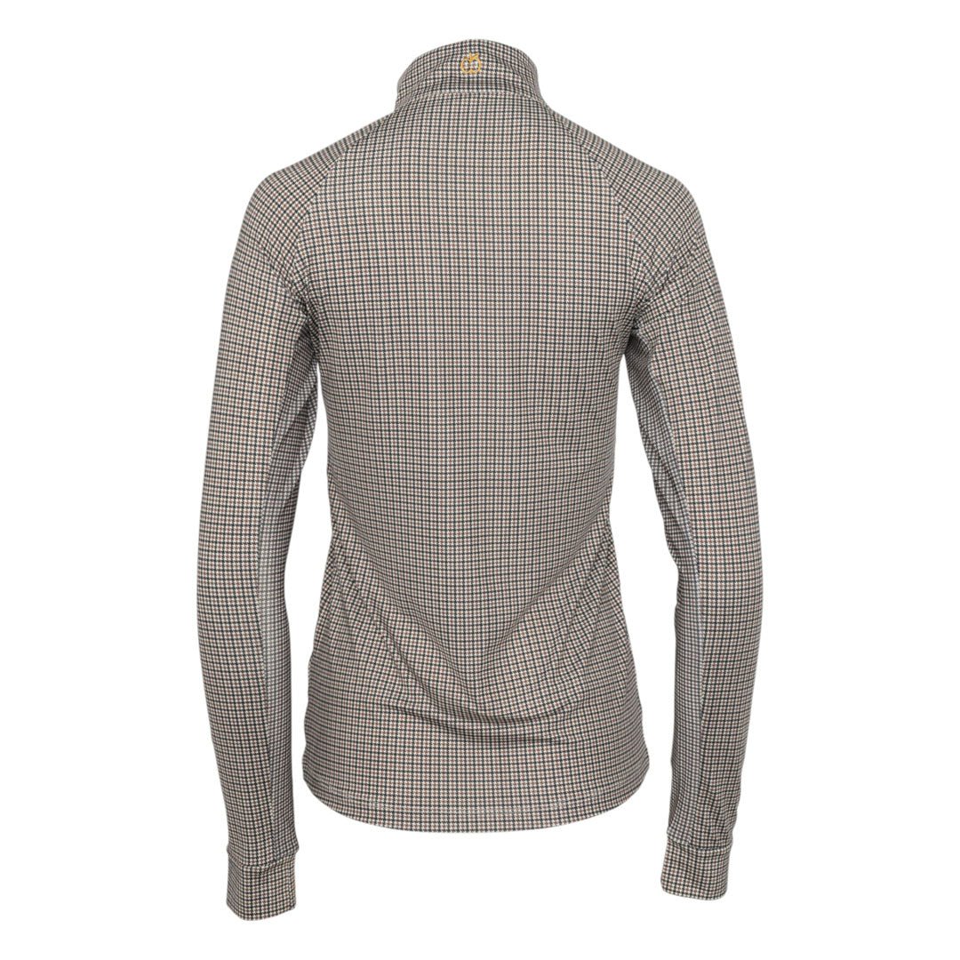 Dapplebay Bay Houndstooth 1/4 Zip Riding Top - Dapplebay - Equiluxe Tack