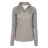 Dapplebay Bay Houndstooth 1/4 Zip Riding Top - Dapplebay - Equiluxe Tack