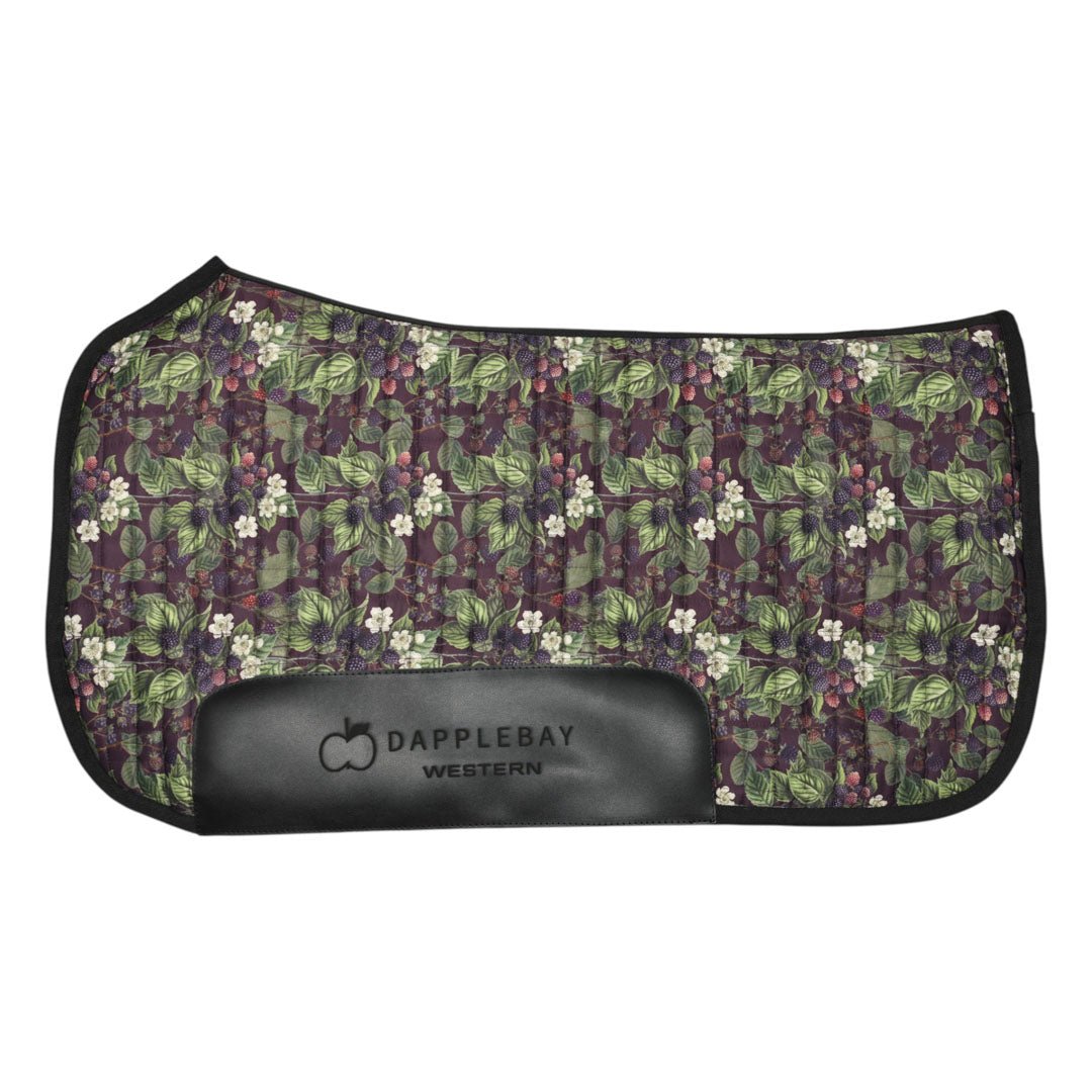 Dapplebay Blackberry Daze Western Saddle Pad - Dapplebay - Equiluxe Tack