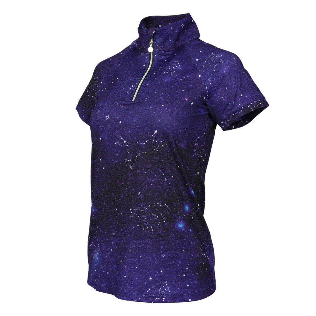 Dapplebay Constellation 1/4 Zip Light Riding Top - Short Sleeve - Dapplebay - Equiluxe Tack
