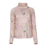 Dapplebay Dragonfly Meadow 1/4 Zip LS Riding Top - Light Pink - Breeches.com - Equiluxe Tack
