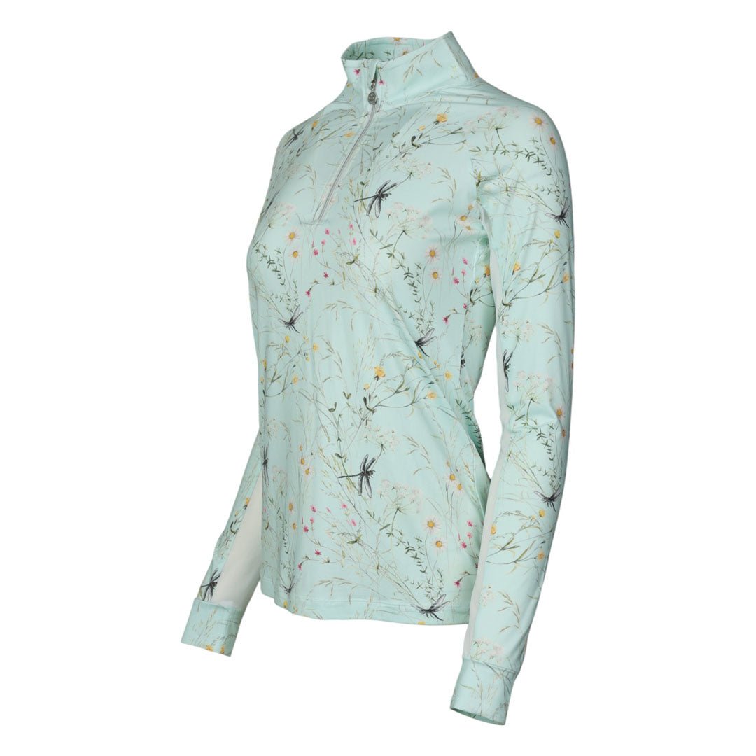 Dapplebay Dragonfly Meadow 1/4 Zip Riding Top - Long Sleeve - Dapplebay - Equiluxe Tack