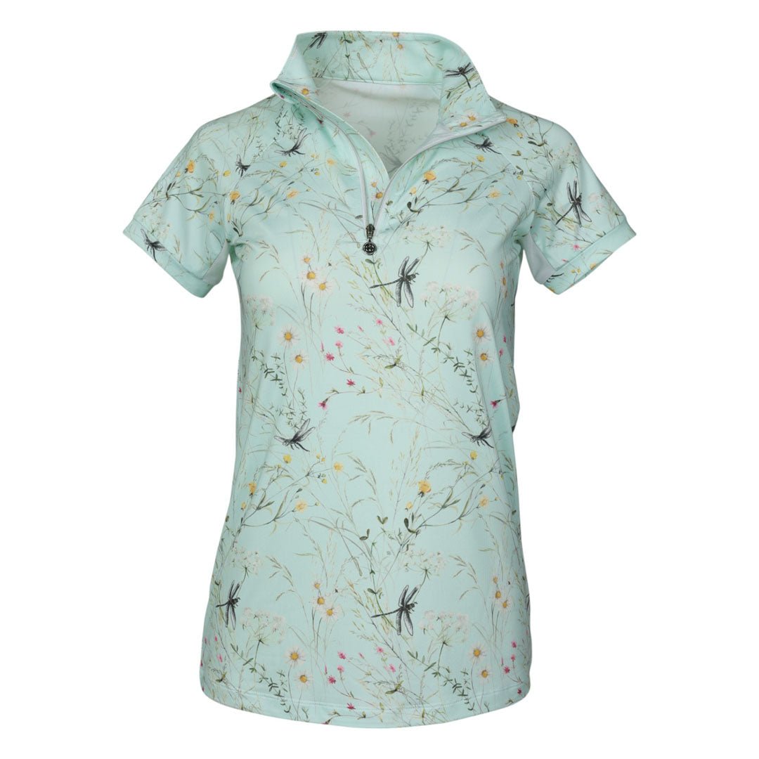 Dapplebay Dragonfly Meadow 1/4 Zip Riding Top - Short Sleeve - Dapplebay - Equiluxe Tack