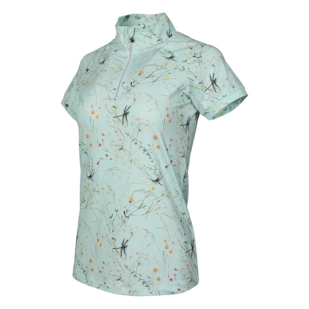 Dapplebay Dragonfly Meadow 1/4 Zip Riding Top - Short Sleeve - Dapplebay - Equiluxe Tack