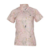 Dapplebay Dragonfly Meadow 1/4 Zip SS Riding Top-Light Pink - Equiluxe Tack