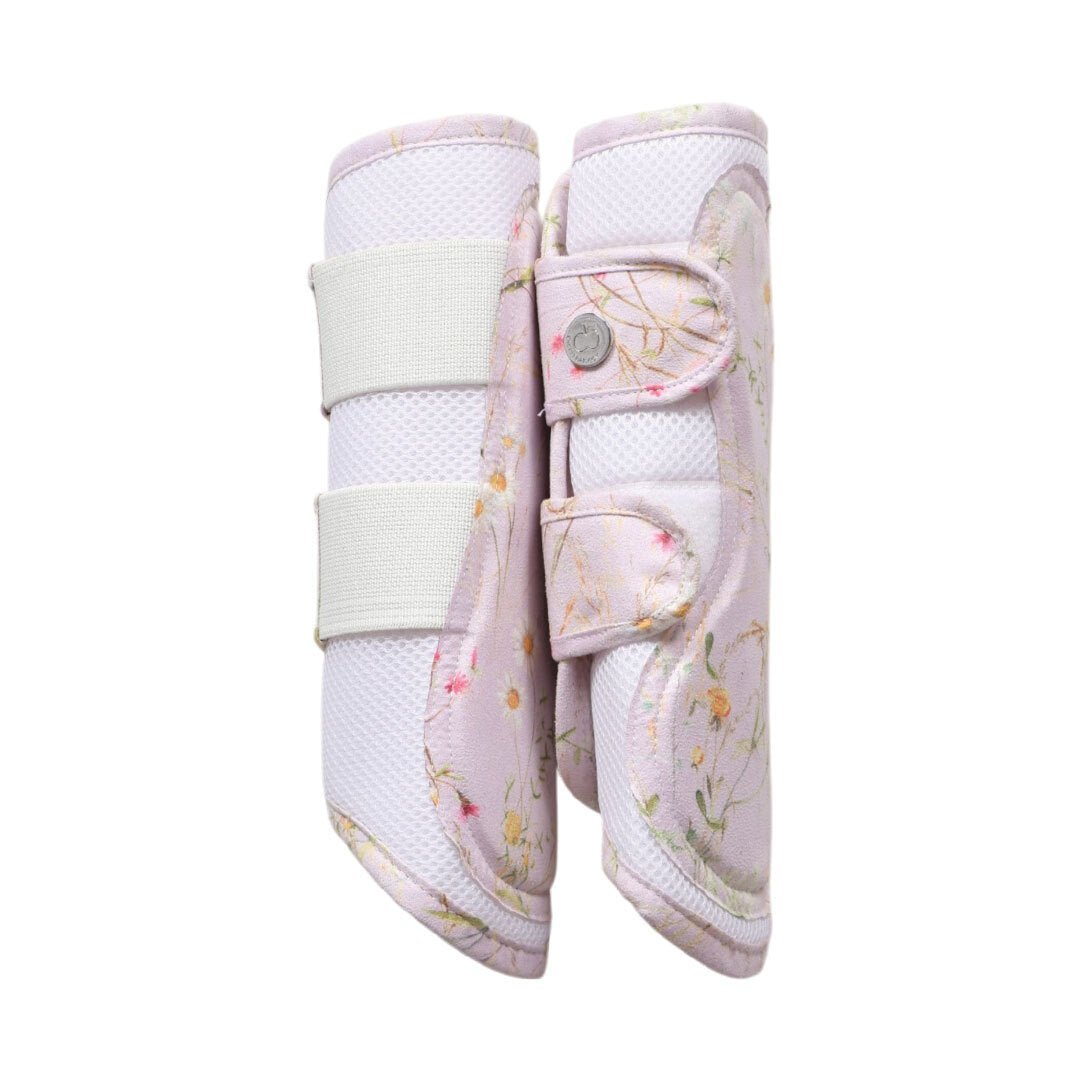 Dapplebay Dragonfly Meadow Airflow Brush Boots - Light Pink - Breeches.com - Equiluxe Tack