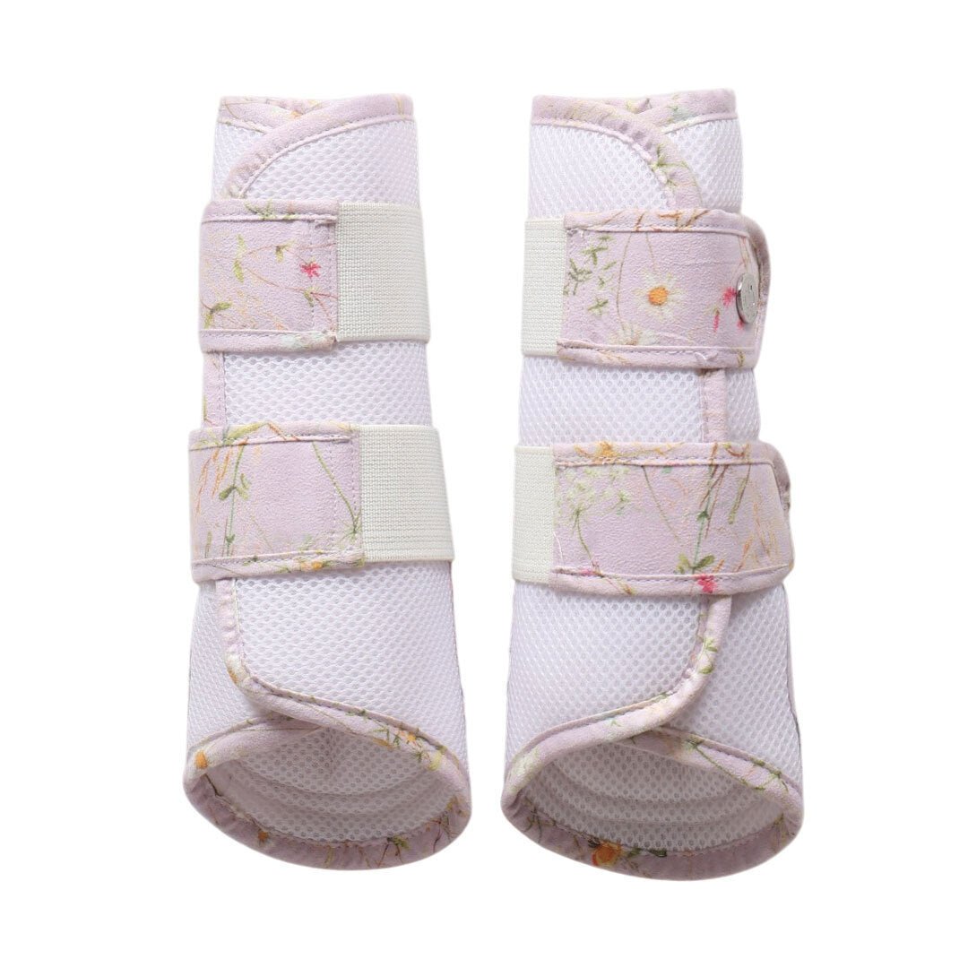 Dapplebay Dragonfly Meadow Airflow Brush Boots - Light Pink - Breeches.com - Equiluxe Tack
