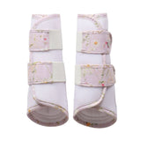 Dapplebay Dragonfly Meadow Airflow Brush Boots - Light Pink - Breeches.com - Equiluxe Tack
