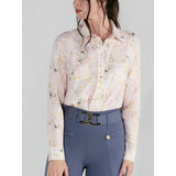 Dapplebay Dragonfly Meadow Breezy Button Up Top-Light Pink - Equiluxe Tack