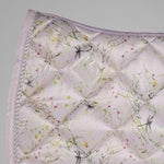 Dapplebay Dragonfly Meadow Dressage Saddle Pad - Light Pink - Breeches.com - Equiluxe Tack