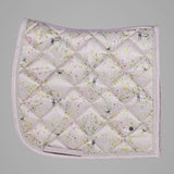 Dapplebay Dragonfly Meadow Dressage Saddle Pad - Light Pink - Breeches.com - Equiluxe Tack
