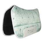 Dapplebay Dragonfly Meadow Western Saddle Pad - Green - Dapplebay - Equiluxe Tack