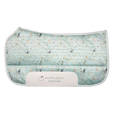 Dapplebay Dragonfly Meadow Western Saddle Pad - Green - Dapplebay - Equiluxe Tack