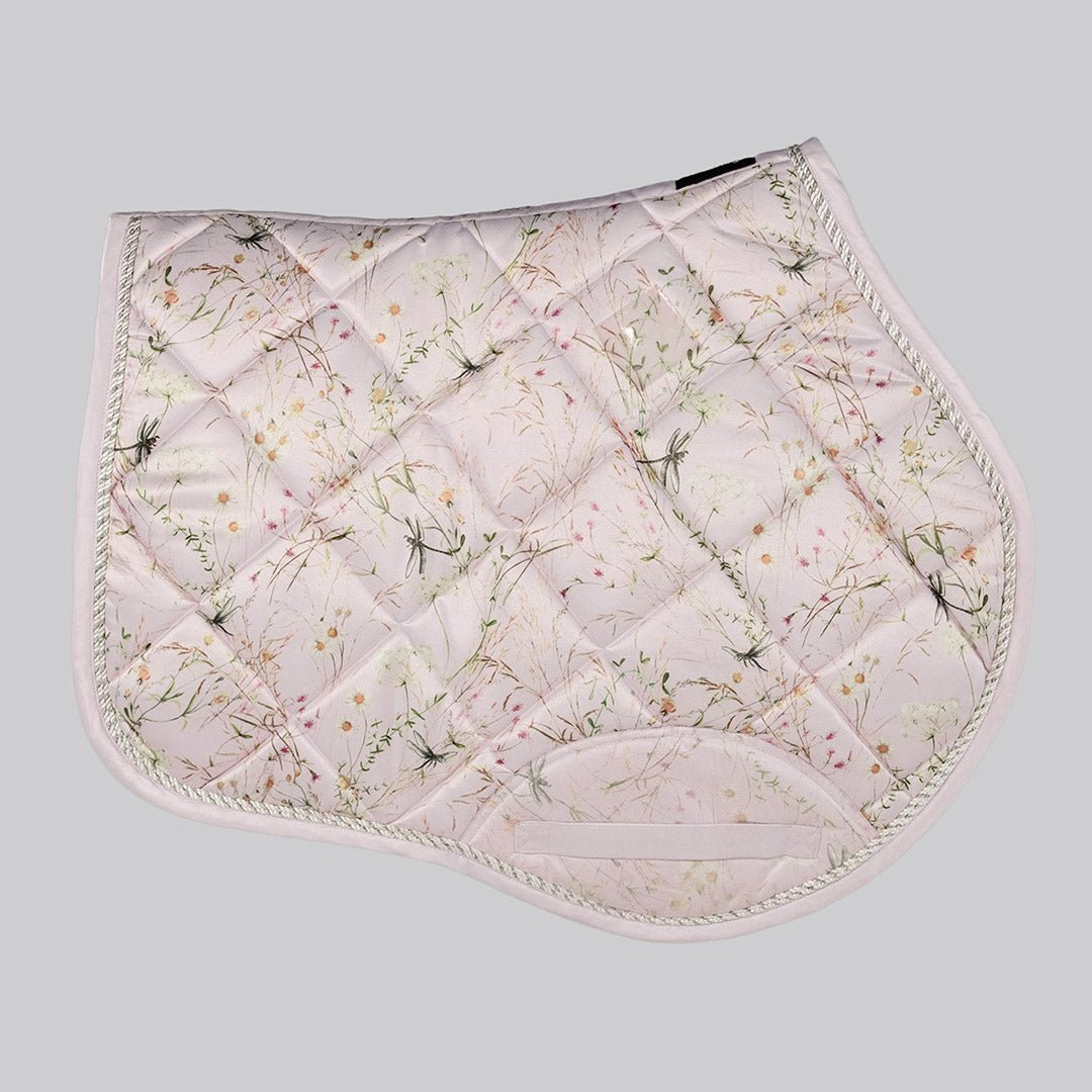 Dapplebay Dragonfly Meadow XC Saddle Pad - Light Pink - Breeches.com - Equiluxe Tack