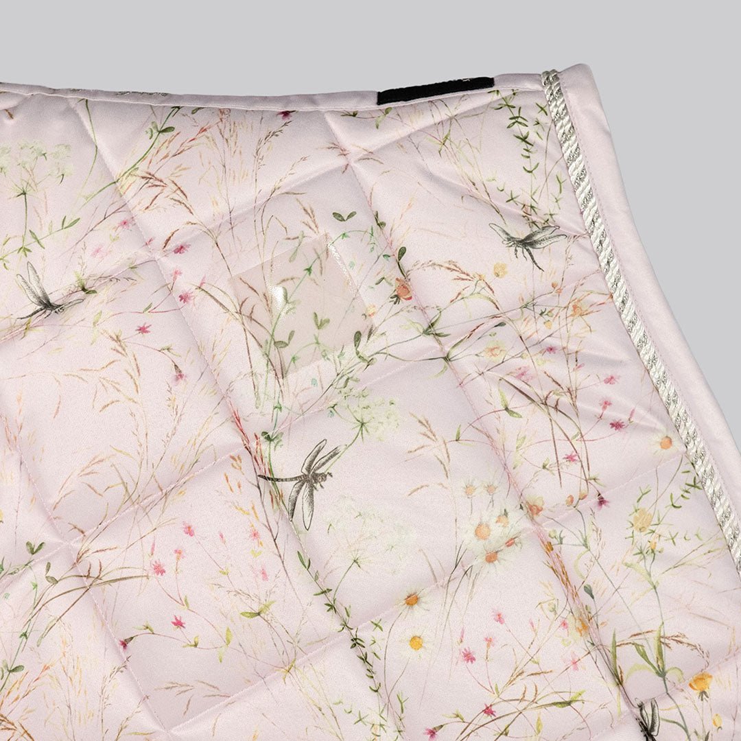 Dapplebay Dragonfly Meadow XC Saddle Pad - Light Pink - Breeches.com - Equiluxe Tack