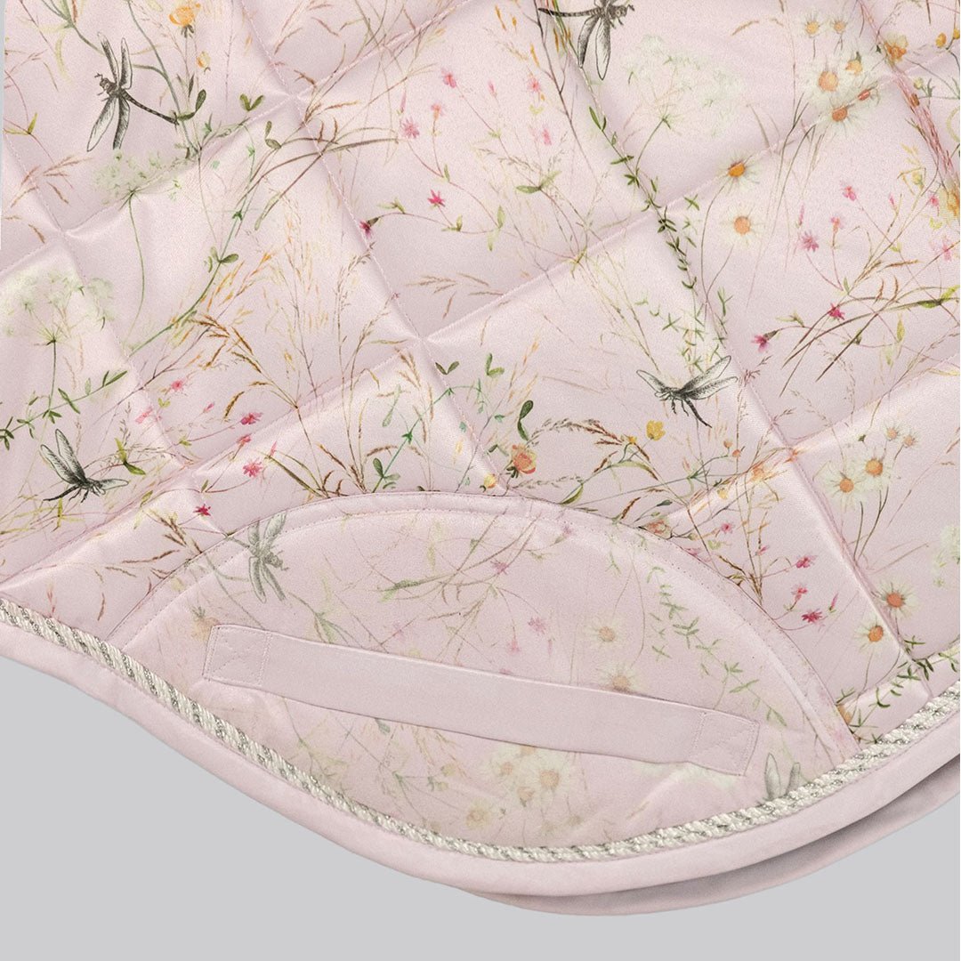 Dapplebay Dragonfly Meadow XC Saddle Pad - Light Pink - Breeches.com - Equiluxe Tack