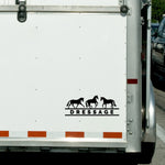 Dapplebay Dressage - Vinyl Decal - Black - Dapplebay - Equiluxe Tack
