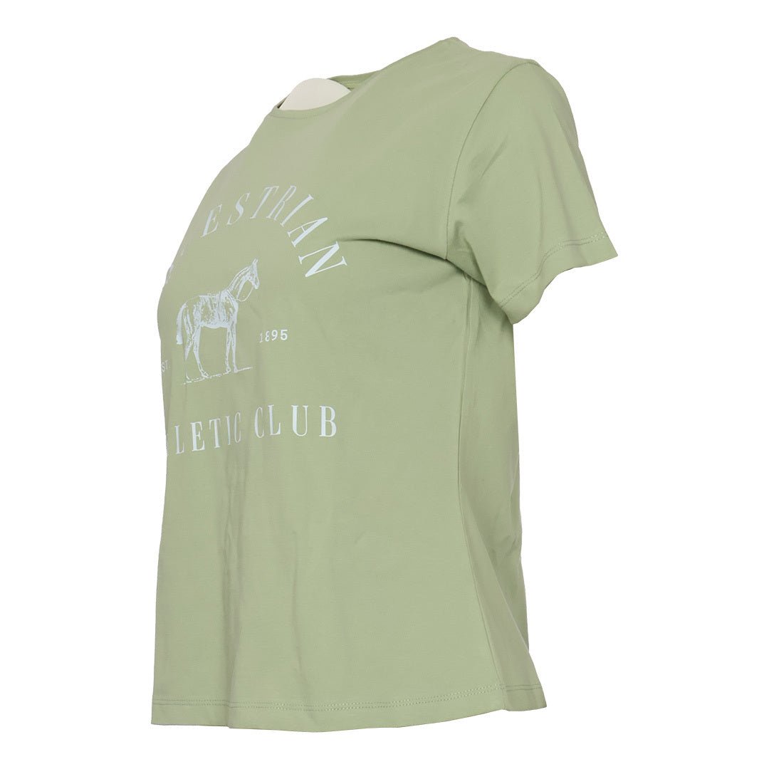 Dapplebay Equestrian Athletic Club Tee - Sage - Dapplebay - Equiluxe Tack