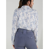 Dapplebay Equestrian Toile Breezy Button Up Top - Moonrise - Breeches.com - Equiluxe Tack