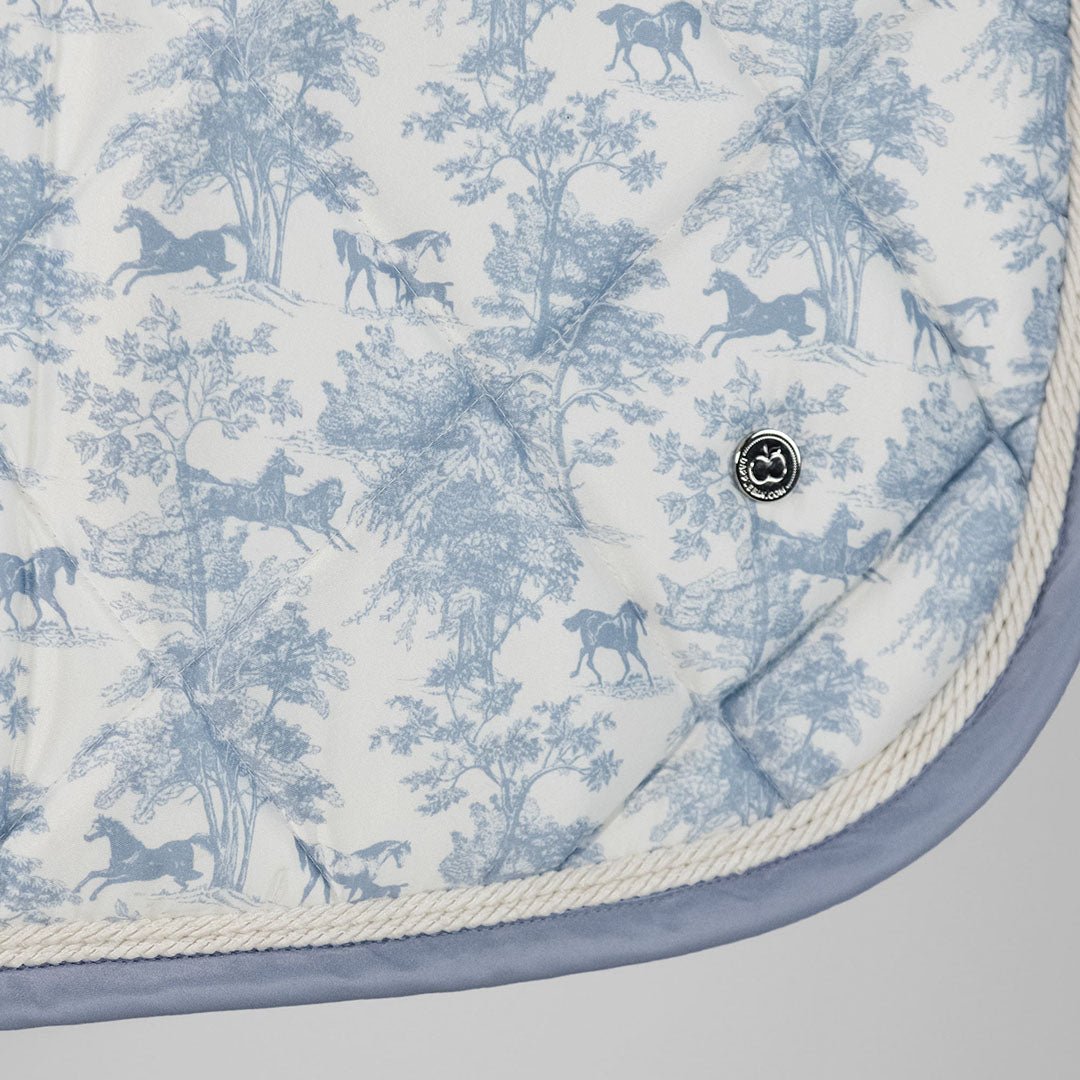 Dapplebay Equestrian Toile Jump Saddle Pad - Moonrise - Breeches.com - Equiluxe Tack