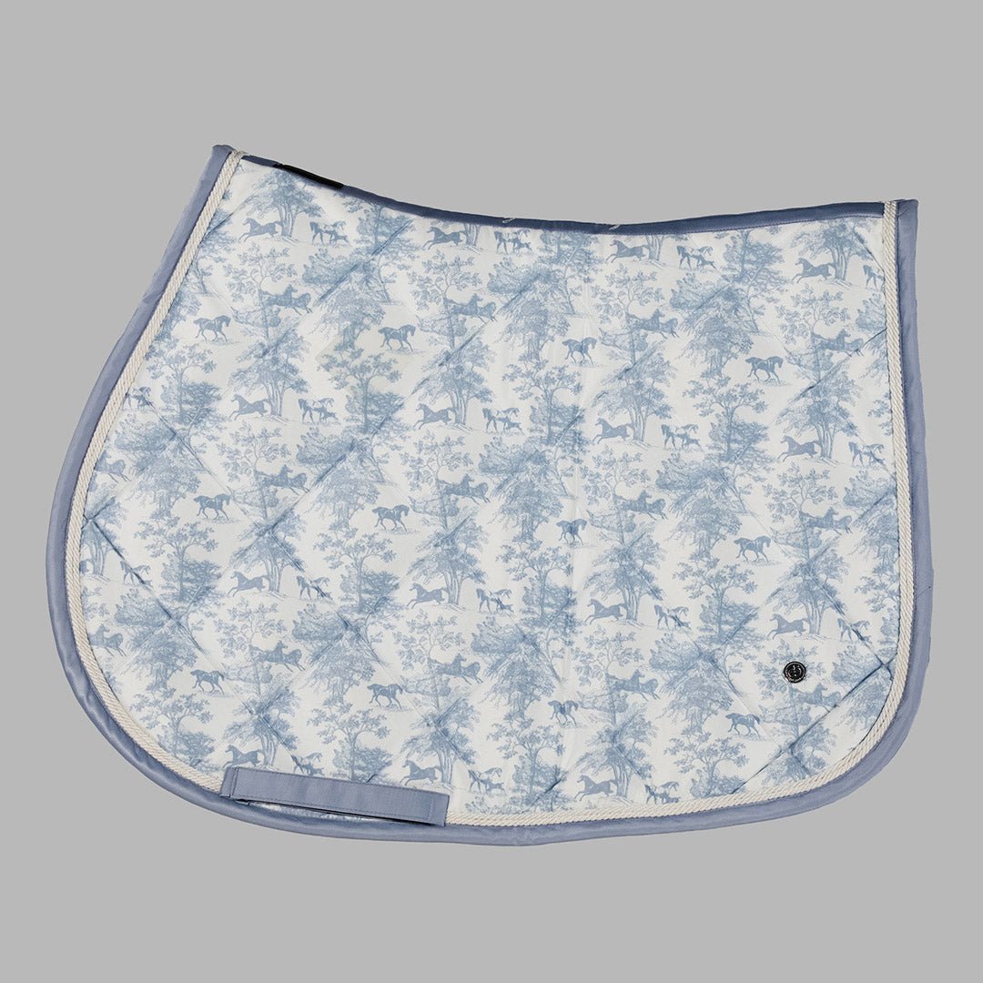 Dapplebay Equestrian Toile Jump Saddle Pad - Moonrise - Breeches.com - Equiluxe Tack