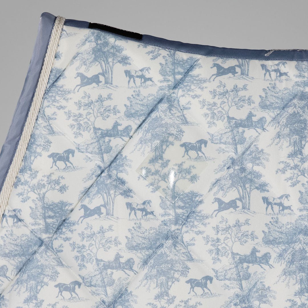 Dapplebay Equestrian Toile Jump Saddle Pad - Moonrise - Breeches.com - Equiluxe Tack
