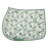 Dapplebay Equestrian Toile Pony Saddle Pad - Green/White - Dapplebay - Equiluxe Tack