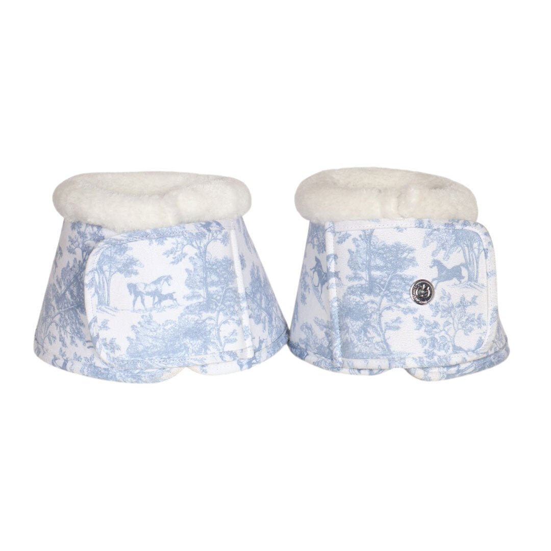 Dapplebay Equestrian Toile ProTech Bell Boots - Moonrise - Breeches.com - Equiluxe Tack