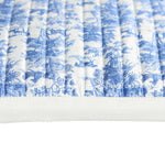 Dapplebay Equestrian Toile Western Saddle Pad - Blue/White - Dapplebay - Equiluxe Tack