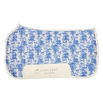 Dapplebay Equestrian Toile Western Saddle Pad - Blue/White - Dapplebay - Equiluxe Tack