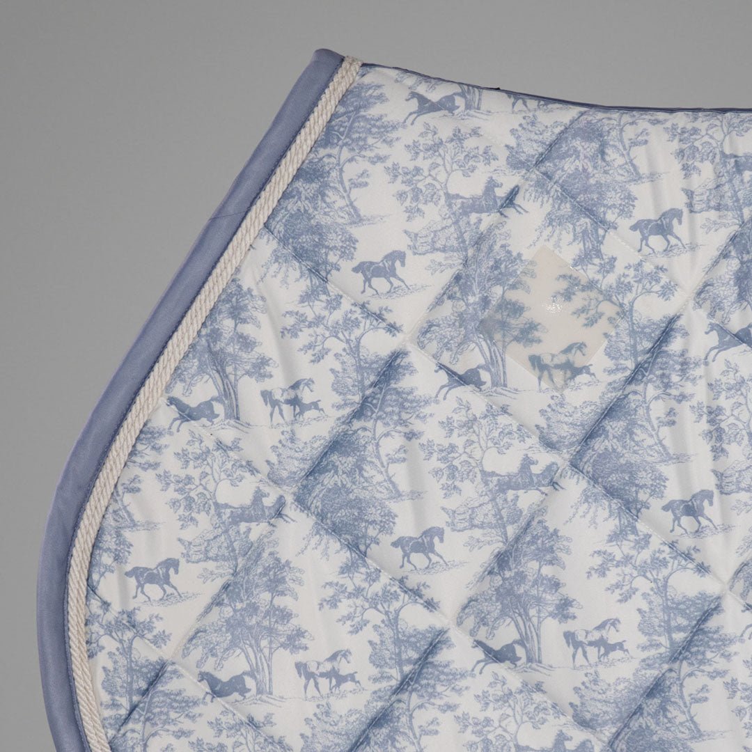Dapplebay Equestrian Toile XC Saddle Pad - Moonrise - Breeches.com - Equiluxe Tack