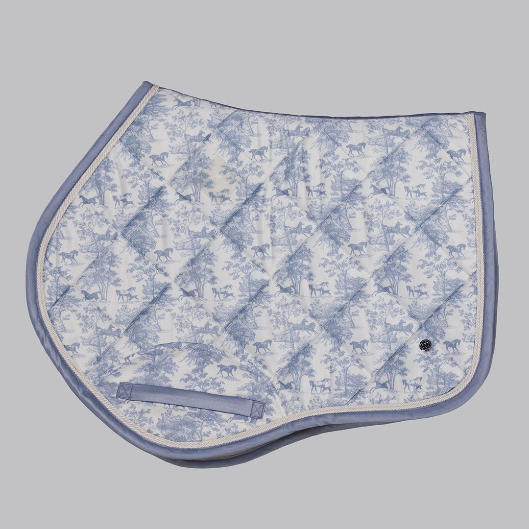 Dapplebay Equestrian Toile XC Saddle Pad - Moonrise - Breeches.com - Equiluxe Tack