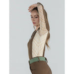 Dapplebay Grace 1/4 Zip LS Riding Top - Chestnut/Spring Plaid - Dapplebay - Equiluxe Tack