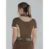 Dapplebay Grace 1/4 Zip SS Riding Top - Chestnut/Spring Plaid - Dapplebay - Equiluxe Tack