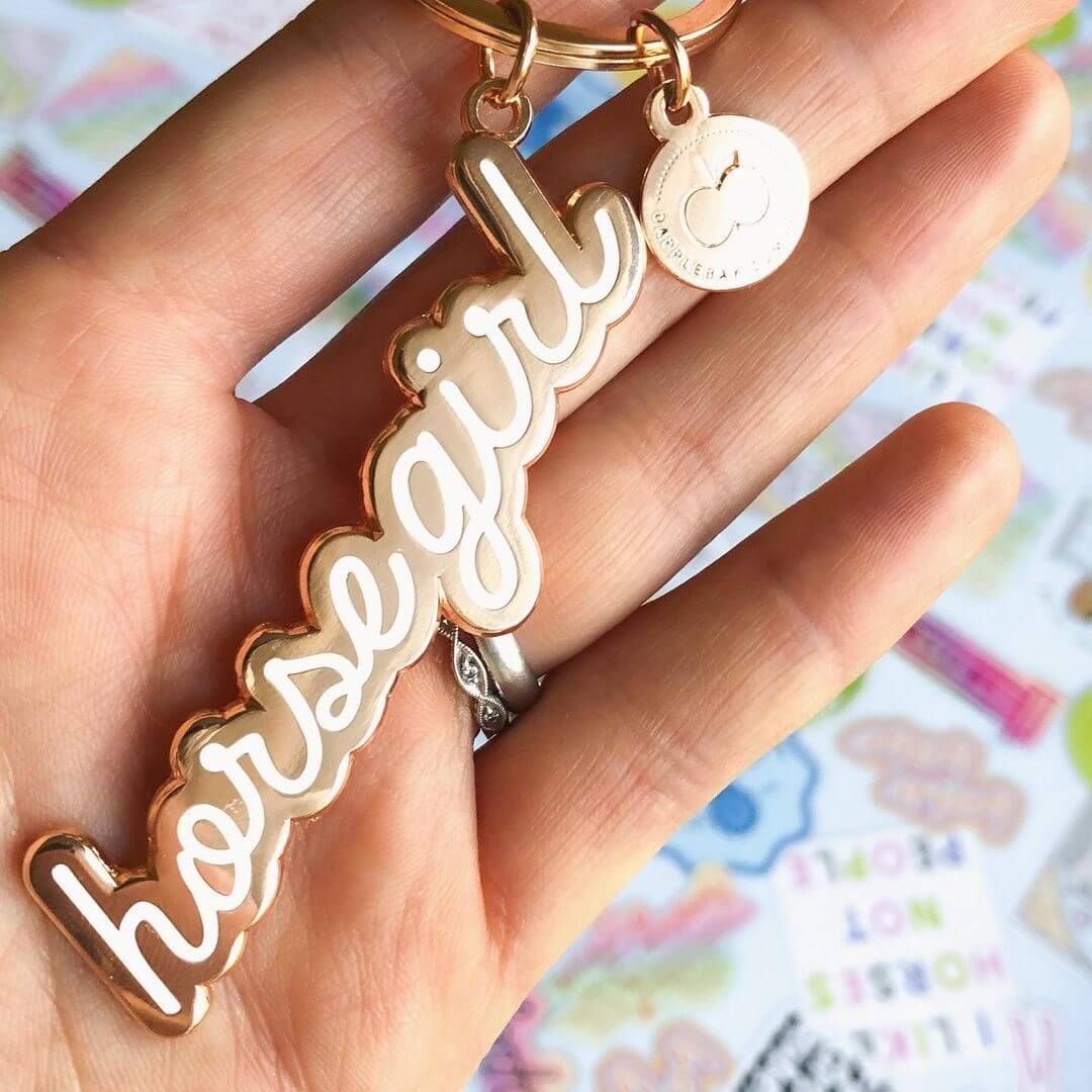 Dapplebay Horse Girl - Keychain - Dapplebay - Equiluxe Tack