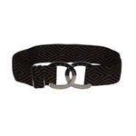 Dapplebay Horse Shoe Belt- Diamond-Black - Equiluxe Tack