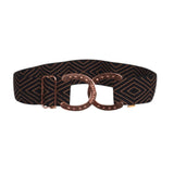 Dapplebay Horse Shoe Belt- Diamond-Black - Equiluxe Tack